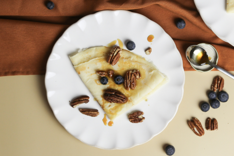 Crêpes au nappage caramel