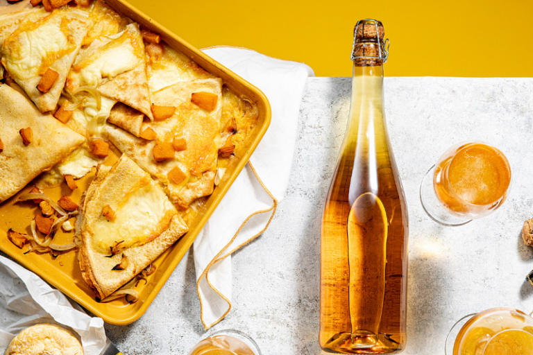 Crêpes gratinées au Langres