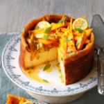 Flan pâtissier mangue et passion