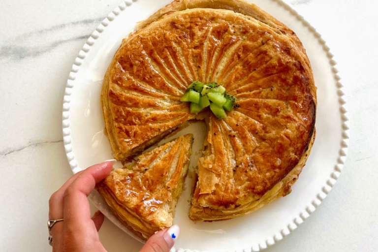 Galette des Rois à la frangipane et au kiwi
