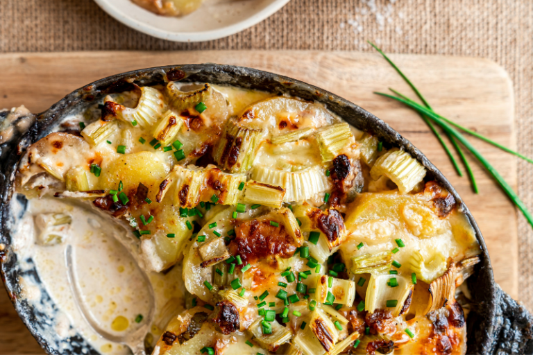 Gratin de céleri aux pommes de terre