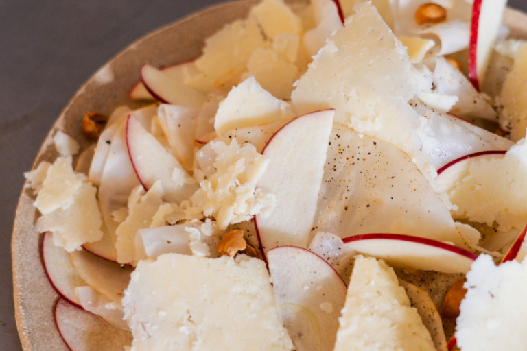 Carpaccio de Laguiole et céleri rave
