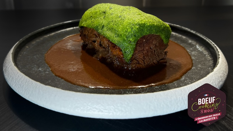 recette de Paleron de boeuf confit à la moutarde