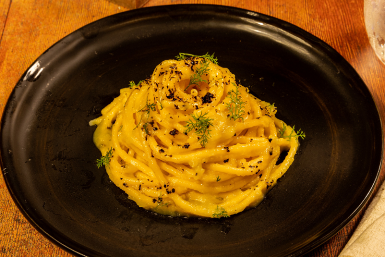 Spaghetti à la crème de fenouil