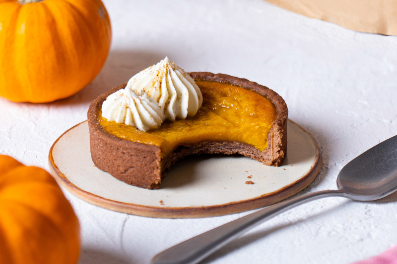 Pumpkin pies individuelles