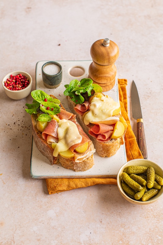 recette de Raclette toast