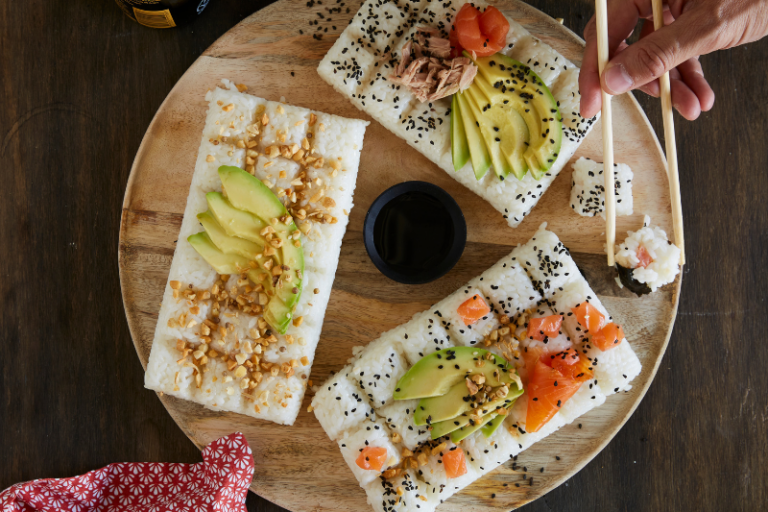 Sushis cakes tablettes