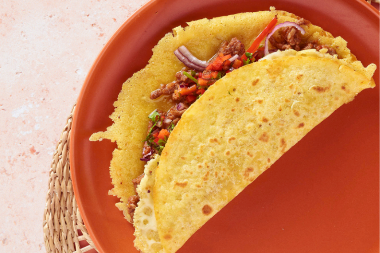 Tacos carnitas au Morbier