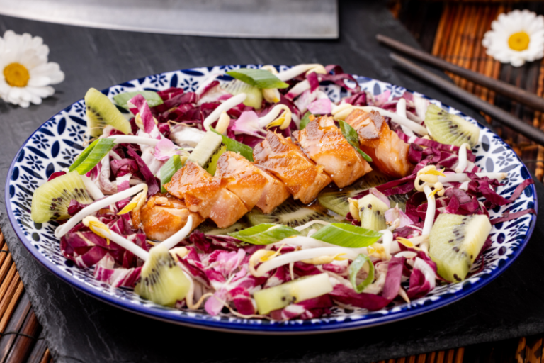 tataki de truite et salade thaï