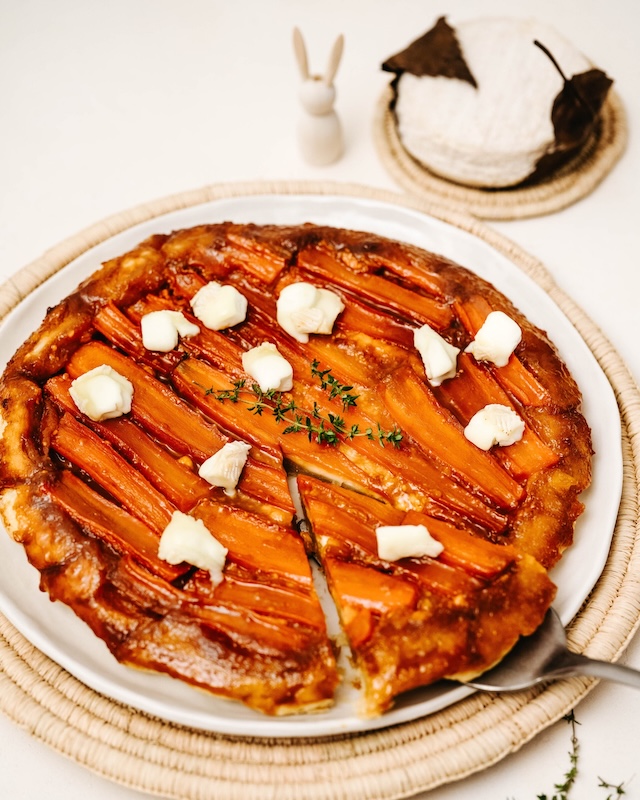 recette de Tatin de carottes au Mothais sur feuille