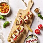 recette de Baguette au camembert façon fajitas