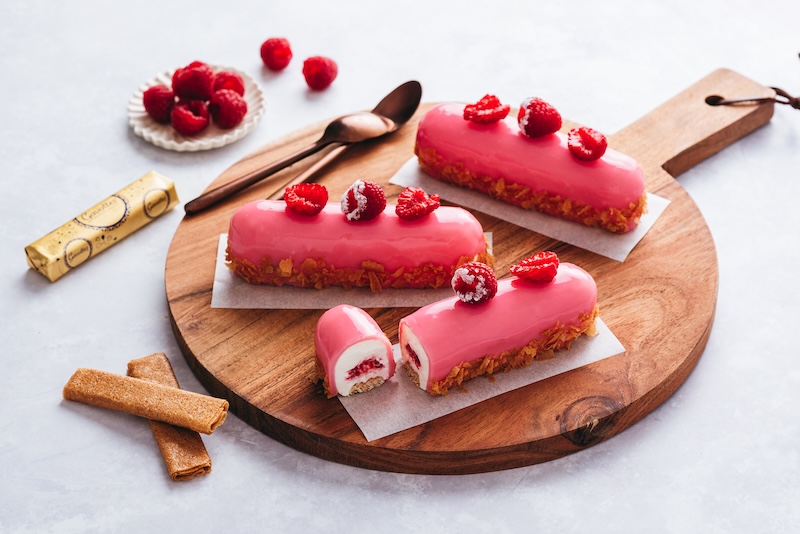 recette de Fingers chantilly framboise