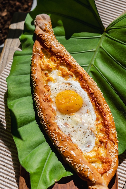 recette de Kachapuri au Saint-Félicien