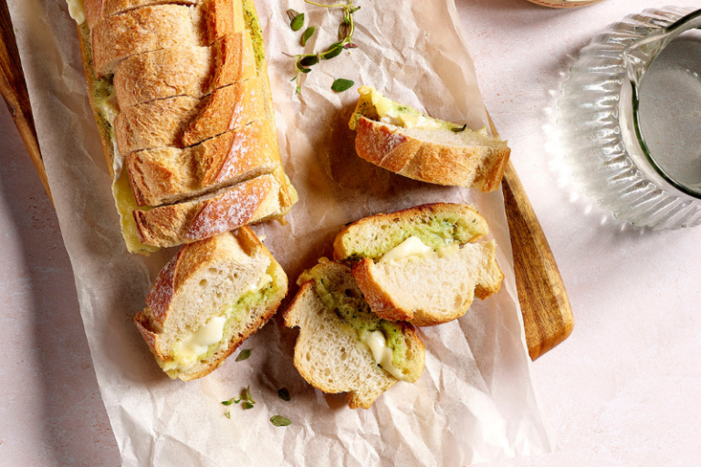 Baguette au camembert façon préfou