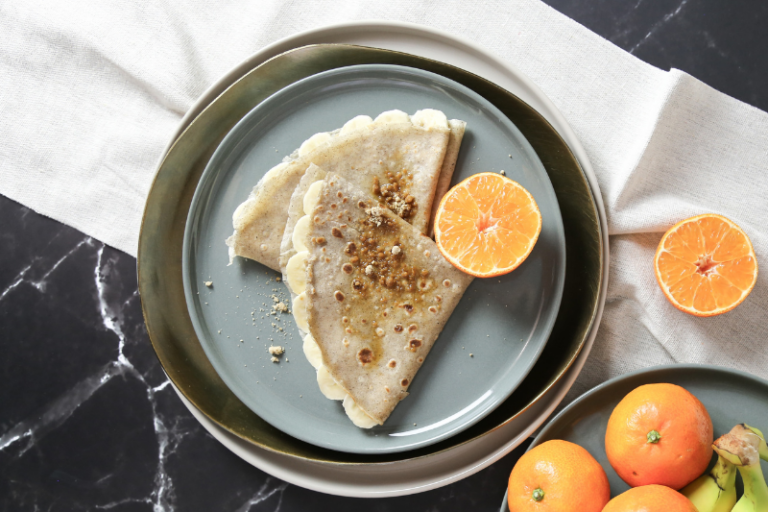 Crêpes bananes et sucre rapadura