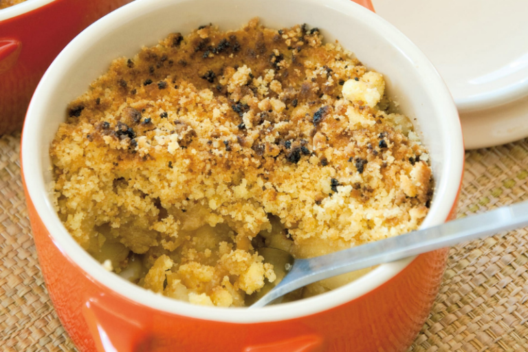 Crumble express aux pommes