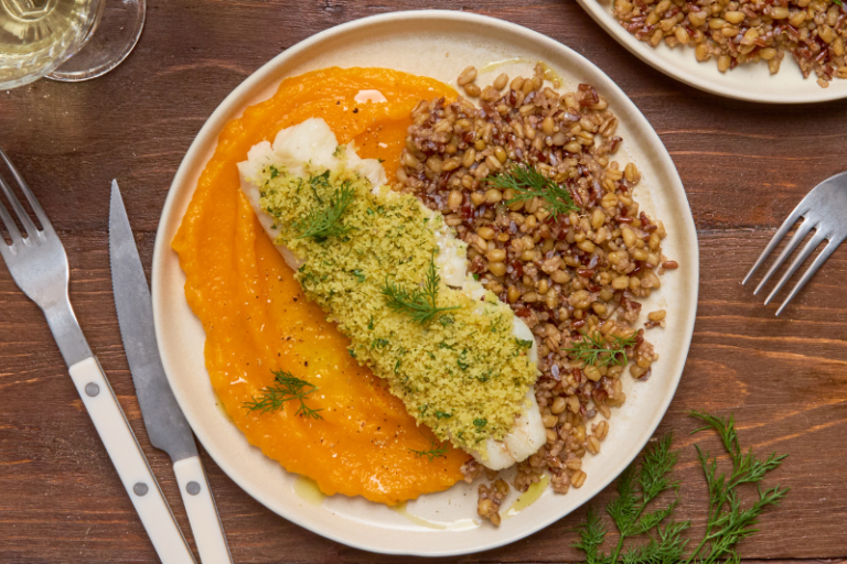 Eglefin en croûte d’herbes