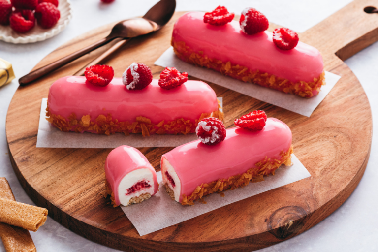 Fingers chantilly framboise