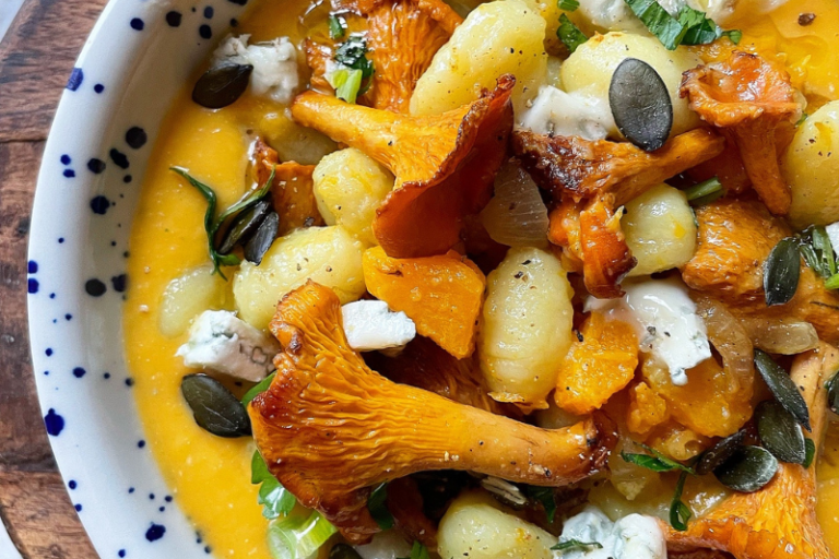 Gnocchi à la crème de courge au Gorgonzola