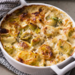 Gratin de poireaux au Parmesan
