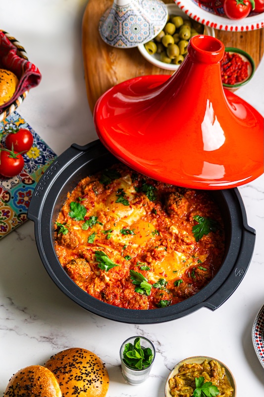 recette de Tajine de kefta aux œufs