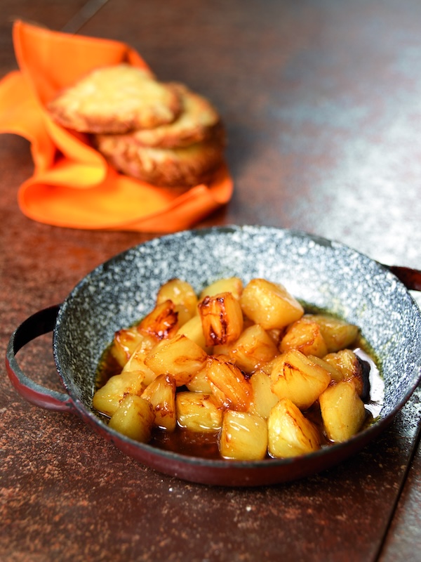 recette de Poêlée d’ananas au rhum