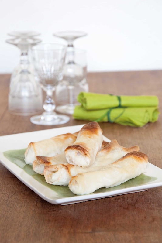 recette de Nems croustillants au chou-fleur