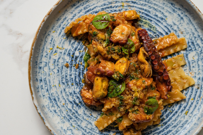 Manfredi au ragoût de mer