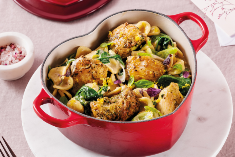 Orechiette Alfredo au poulet