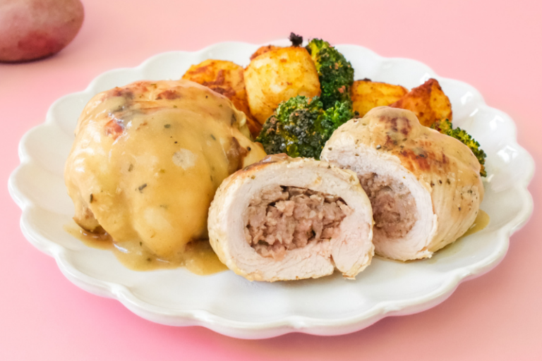 Paupiettes de dinde à la moutarde et au miel