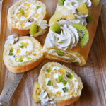 Biscuit roulé aux kiwis