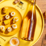 Roulés de crêpes au curcuma