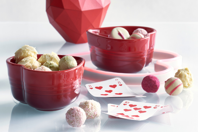 Truffes au chocolat blanc