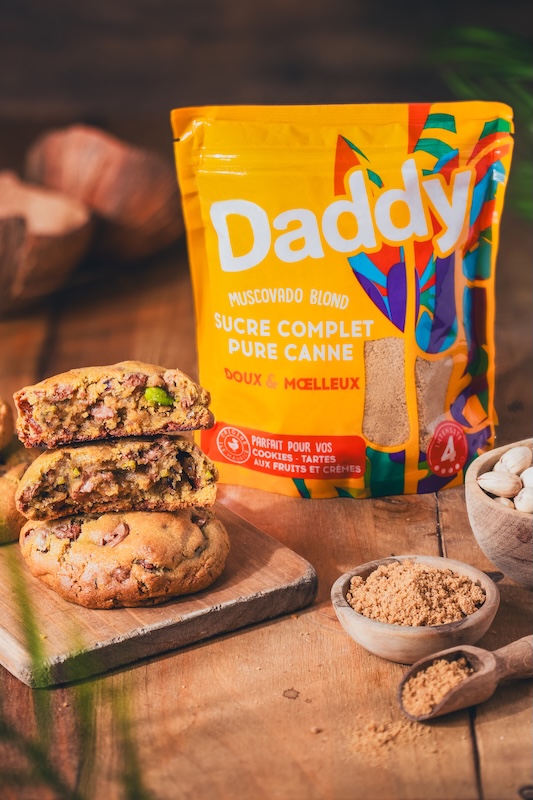 recette de Cookies aux pistaches et chocolat au lait