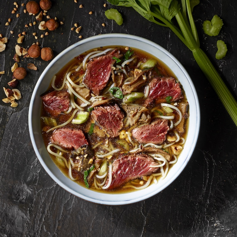 recette Onglet de bœuf en bouillon asiatique