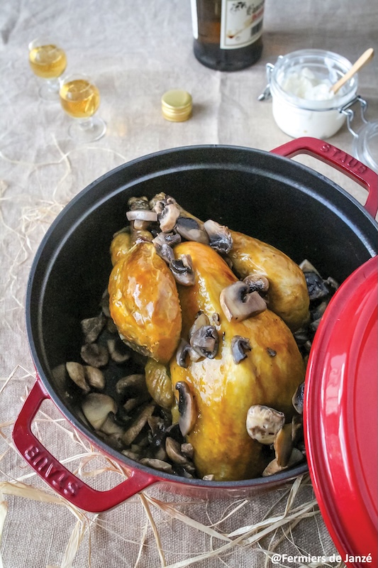 recette de Pintade flambée au Cognac