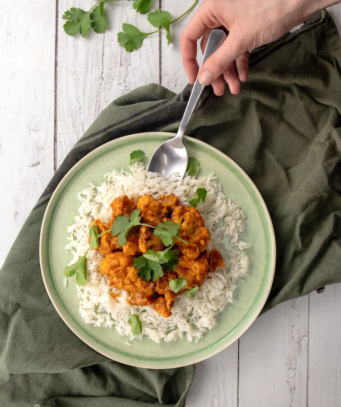 recette de Chou-fleur tikka masala