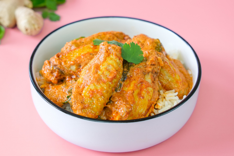 Ailes de poulet en butter chicken