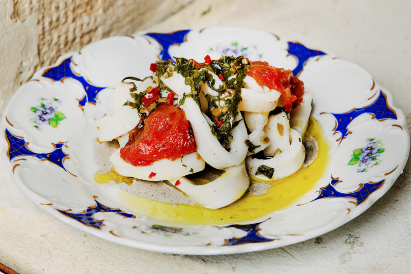Calamars montgolfière
