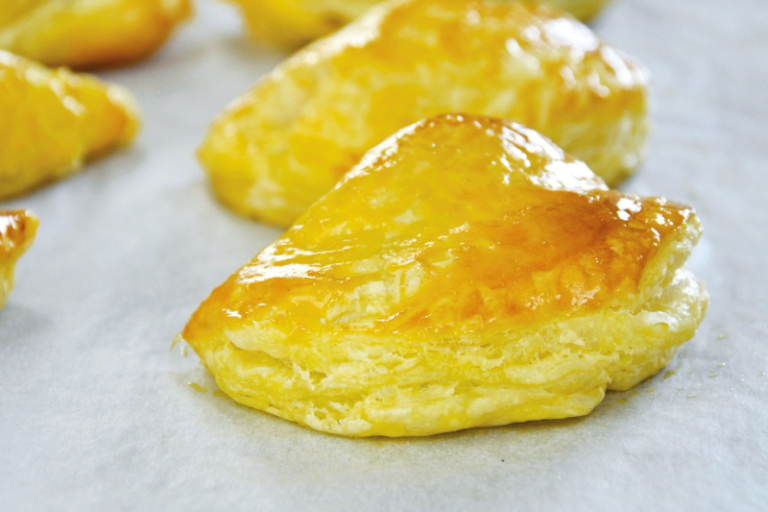 Chaussons de pommes au canard fumé