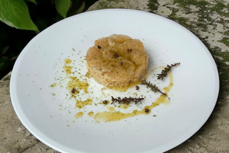 Choucroute au combawa et Saint-Jacques