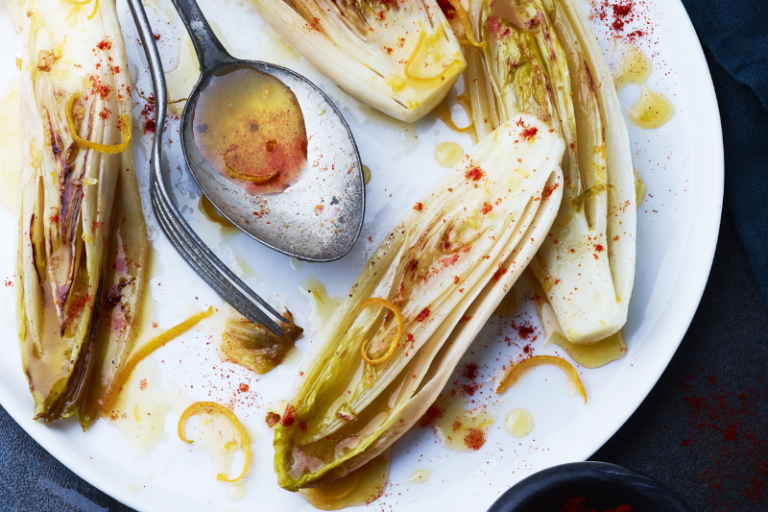 Endives caramélisées à l’orange