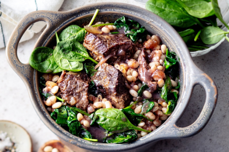 Mijoté de boeuf aux haricots blancs