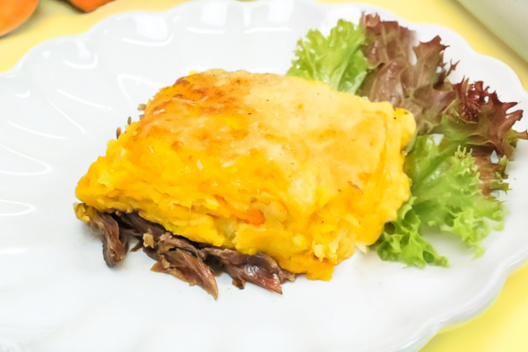 Hachis parmentier de canard