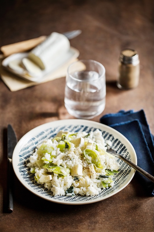 recette de Risotto à la bûchette de chèvre