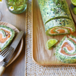 Roulé à la truite fumée et au fromage