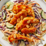 Salade express de poulet laqué