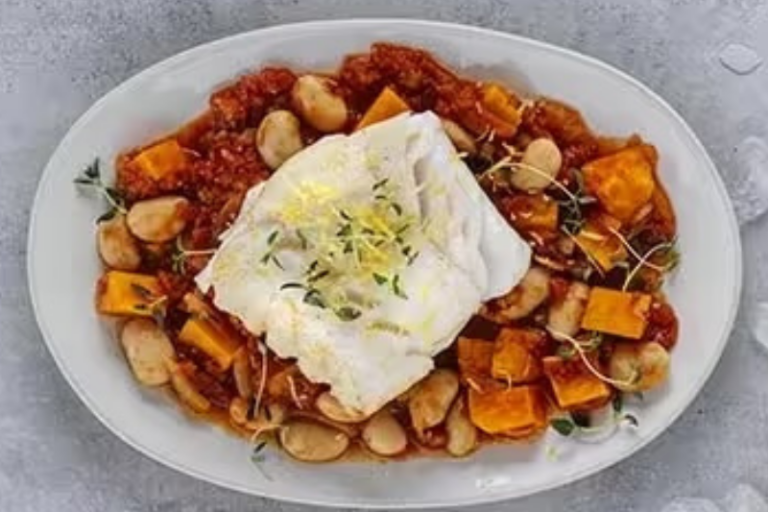 Skrei poêlé aux haricots blancs