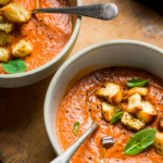 Soupe de tomates cerises rôties