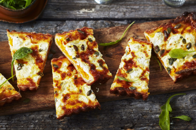 Tarte au potimarron chèvre frais